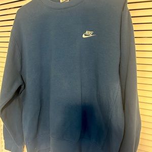 Men’s Nike blue sweatshirt.